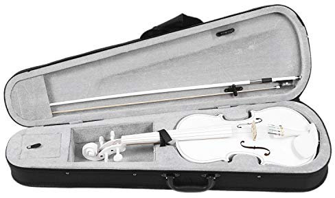 MAKIVI Student Violine 4/4 Full Size Violine Violine Set Kind AnfäNger WeißE Violine
