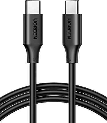 UGREEN USB C Kabel 100W USB C auf USB C Ladekabel 5A/20V PD 3.0 PPS kompatibel mit iPhone 16/15, M2 MacBook Pro 2023 iPad Pro 12.9 2022 iPad Air 5 Galaxy S24 Ultra Pixel 9 Steam Deck usw. (3M)