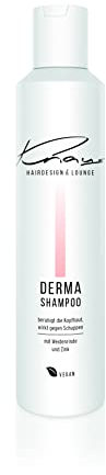 Knaus Hairdesign DERMA Shampoo Entspannung – Power Anti-Schuppen-Shampoo mit Zink & Salicylsäure | Beruhigt juckende Kopfhaut & reguliert Talg | Für fettige, trockene & irritierte Kopfhaut