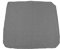Fdit Carré Imperméable à l'eau 190 Enduit d'argent Polyester Taff Résistant aux Intempéries Bain à Remous Couverture de Spa Protecteur Bain équipement de Protection des Sources Chaudes (Gris)