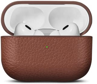Woolnut Leder Hülle Case für AirPods Pro 2. Gen - Cognac Braun