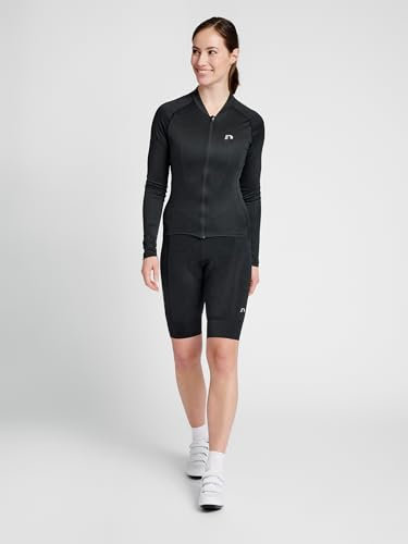 newline Damen Womens Core Bike L/S Jersey Shirt, Schwarz, L EU