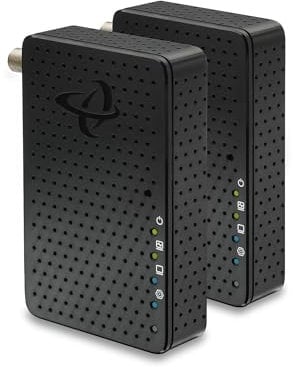 Hitron Adaptador MoCA 2.5 para Ethernet Sobre Coaxial | 2.5 Gbps, Transmisión Mejorada, Tamaño Compacto, Compatible Con Cualquier Dispositivo/Router