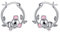 Koala Ohrringe für Damen 925 Sterling Silber Koala Creolen Ohrringe für Mädchen Koala Schmuck Geschenk