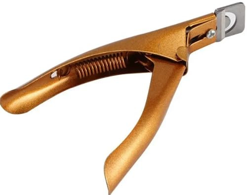 Nagelknipser Tip Cutter Schneider für Kunstnägel Gelnägel Maniküre Werkzeug aus Edelstahl Bronze