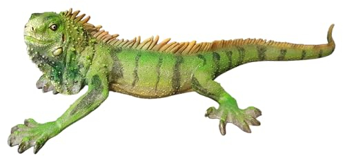 Aspinaworld Gartenfigur, Leguan Figur 60 cm lang, Figur für den Garten, wetterfesten Deko