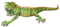 Aspinaworld Gartenfigur, Leguan Figur 60 cm lang, Figur für den Garten, wetterfesten Deko