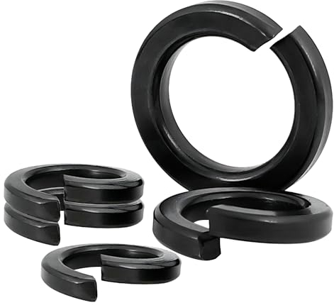 Qrity 10 Stück Spiralförmige Federscheiben Federringe, M20 Federscheiben, Unterlegscheiben Spaltring Sicherungsscheibe Dichtungsring für Bolzen/Schraube