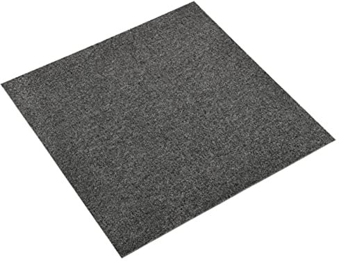 LAPOOH Teppichfliesen 20 STK. 5 m² 50x50 cm Anthrazit, Teppichboden, Teppich Fliesen Boden, Eppichfliesen, Filzfliesen