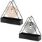 2Pcs Support de Bobine de Moustique en Métal Noir Support Spirale Anti Moustique Exterieur Créatif Triangulaire Porte Encens Spirale Anti Moustique pour Maison Jardin Chambre Salon Cuisine