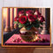 fghgbf Romantische Rosen 5D Diamond Painting Set Diamond Painting Bastelset Square Drill für Erwachsene Diamant Malerei für Wohnzimmer und Schlafzimmer Wanddeko 20x50cm