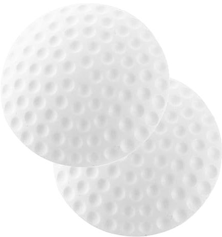 KICHOUSE 2 Stück Selbstklebende Türgriffpuffer Wandschutz Türstopper (weiß) Elastisch Geräuschdämpfend Für Glas Holz Fliesen