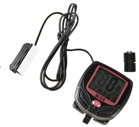 Fahrradcomputer Fahrrad Kilometerzähler, Fahrrad-Tachometer, Fahrradcomputer mit einfachem Display, Fahrrad-Entfernungsmesser, reparierbares Fahrrad-Geschwindigkeitsmesser für eine