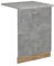 Vicco Tapa del lavavajillas R-Line, Hormigón, 60 cm, ET Mármol