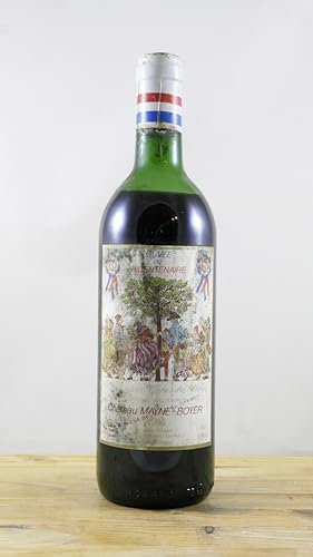Cuvée du Bicentenaire Mayne-Boyer Bouteille de Vin Millésime 1986