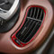 KUNGKIC Per Fiat Panda 2013 – 2025 in fibra di carbonio per auto, console centrale, cruscotto, entrambi i lati, telaio di scarico dell'aria, adesivo per interni, accessorio decorativo, regalo (rosso)
