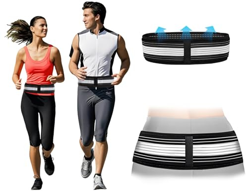 Orthogürtel für Damen & Herren, Beckengurt, Hüftbandage, Sacroiliac Belt, Iliosakralgürtel, Ischias Gürtel Linderung von Ischias Schmerzen, Becken, Untere Rücken, Si-Gelenk, Beckenschmerzen (Grau, M)