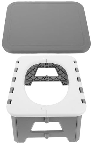 BESTonZON Pot De Toilette Portable pour Adultes Pot De Camping pour Adultes Toilettes Pliantes Pliables