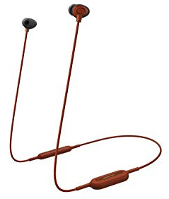Panasonic In-Ear Kopfhörer Bluetooth RP-NJ310BE-R (6 h Akkulaufzeit, Quick-Charge, Sprachsteuerung, Kopfhörer wireless) rot