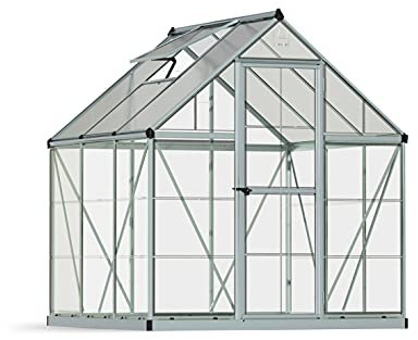 Palram Canopia Hybrid Greenhouse (6x6, Silver)