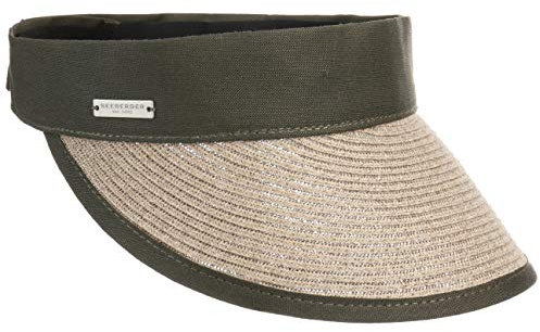 Seeberger Lizzie Visor Damenvisor Sonnenvisor Sommercap (One Size - Khaki)