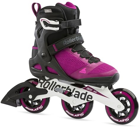 Rollerblade Damen Macroblade 100 3Wd Inlineskate, Violet/Noir, 245