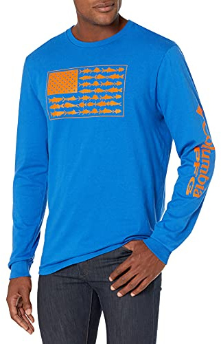 Columbia Men's Long Sleeve Tee Shirt Outdoors; Fishing; Camping; Hiking T-Shirt
