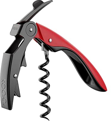 Koala Spain Tire-bouchon High Tech à deux temps, onglet automatique breveté, couleur rouge