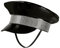 Boland 33020 - Mütze Black Rock, Schwarz-Silber mit Gummiband, Rock-Star, Punk-Lady, Hut, Kostüm, Karneval, Mottoparty