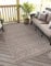 carpet city In-& Outdoor Teppich - 280x380 cm - für Innen-& Außenbereich - Wetterfest Balkon-Teppich, Terrasse, Flur, Küche - Wohnzimmer-Teppiche - Hochtief/ 3D-Effekt - Ethno-Optik in Braun