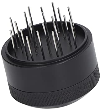 Espresso-Kaffee-Rührer, Edelstahl-Nadel-Kaffee-Rühr-Verteiler-Werkzeug mit Basis Kaffee-Nadel-Verteiler Professionelles Barista-Hand-Verteiler-Werkzeug für Cafe Home (58MM)