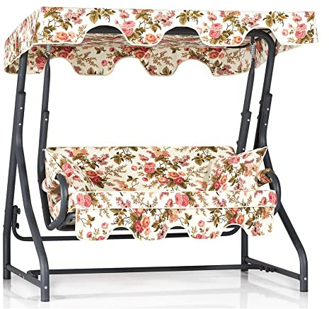WELL HOME MOBILIARIO & DECORACIÓN Hollywoodschaukel für Garten, 2-Sitzer, Mehrfarbig