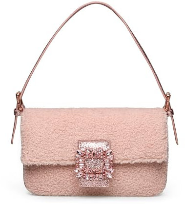 Steve Madden Damen BSTEVETT Strass Crossbody, Pink