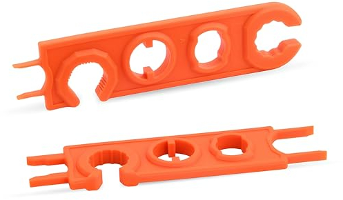 2 Stück Solar Schraubenschlüssel Solar Stecker MC4 Schlüssel Solarstecker für PV Stecker Solarpanel Kabel Schnelles Stecker und Buchsentrennwerkzeug