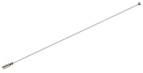 45cm Weißer Gitarren Halsstab für E-gitarren, Modell Gh24 | Metallausführung, Zwei Wege Verstellung, zur Regulierung der Halskrümmung und Saitenlage