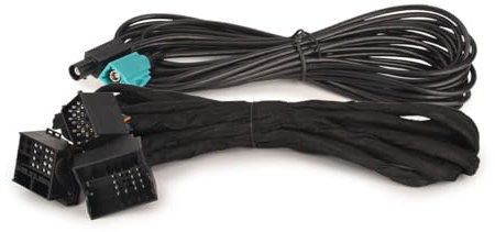 GONFEN BM6M Verlängerungskabel 17/40pin Strom-Stecker 6M Länge Verlängerungs-Strom und Radio-Anschlusskabel für Aftermarket BMW 3 Series 5 Series X5 M3 M5 E46 E38 E39 E53 Autoradio Navi Connect