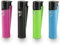 Lot 4 briquets Clipper Jet Rechargeable Chalumeau tempête électronique - Jet Flame Skiny Solid Color + 1 Cadeau RLBSL Offert !