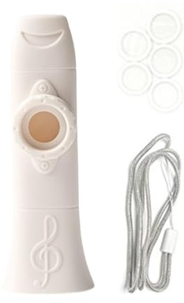 Walopola Lautes Kazoo-Instrument – Frosted Lautes Musikinstrument | Mehrzweck-Kazoo, weißes Musikinstrument für Kinder, Erwachsene, Musikliebhaber