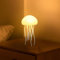 LED Quallen Lampe mit 9 Tentakeln 2 Arbeitsmodi Ultra lange Akkulaufzeit Jellyfish Lamp Farbverlaufslichteffekten mit Touch Sprachgesteuerte Quallenlampe mt Lithium-Akku Typ-C Quallen Nachtlicht