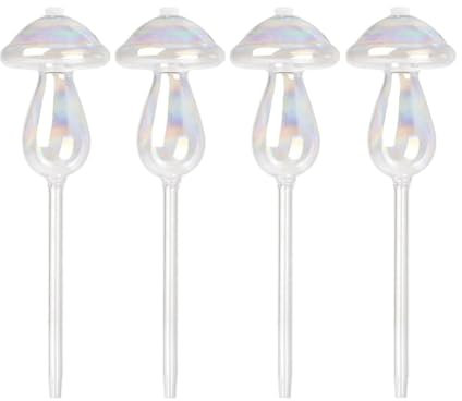 Okeeyseda 4er-Pack Selbstbewässernde Kugeln, Gießkannen Aus Glas, Design, Mundgeblasenes Glas, Geeignet für - und Gartenpflanzen