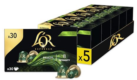 L'OR Espresso Brésil 30 caps x5 (150 caps)
