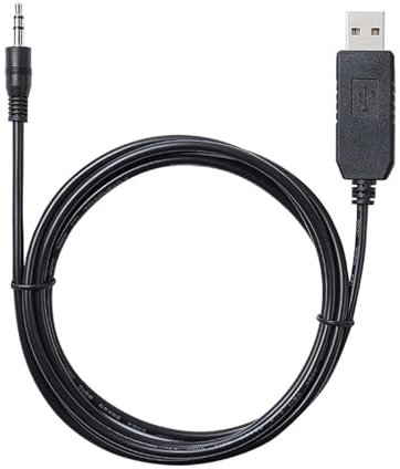 JXCHSWOU Cavo di aggiornamento USB RS232 seriale PL2303GT da 3,5 mm stereo for TV Ex-Link Port PC Console(1.8M)