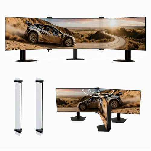 ZGRG Space Bezel-Free Kit for 23-33 Monitors; Triple Monitor Kit (Standard Version)