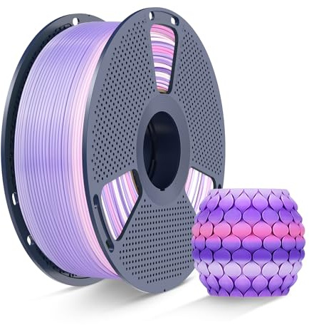 SUNLU PLA Rainbow Filament 1.75mm Regenbogen 03, Filament Rainbow PLA | Regenbogen Mehrfarbiger Farbverlauf, Sauber Gewickelt 1KG Spule (2.2lbs), Maßgenauigkeit +/- 0.02mm, Rainbow 03