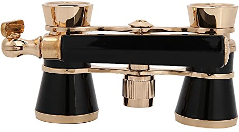 HETHLIF Operngläser, Kleines Teleskop Theater Fernglas Theater Tragbar 3x25 Opern Fernglas für Frauen Mädchen (Black)