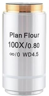 Objectif 60 mm pour microscopes métallographiques – Diamètre de l'interface M26 (PLANFAUOR100X)