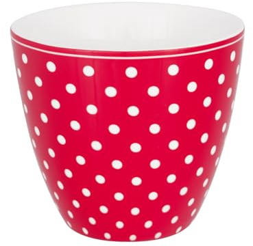 GreenGate Dotty Latte Cup red 0,35l