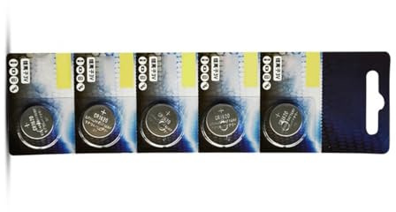 YUGSHNKFC 5 unids/Pack CR1632 / 1620/1616 baterías de Litio proporcionan voltajes estables 3V Pila de Moneda para Relojes calculadoras de energía