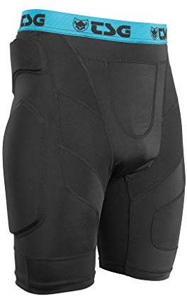 TSG Unisex Crash Pants A Schutzunterhose, Schwarz, L