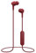 Pioneer C4 Wireless In-Ear Headphones (Bluetooth Headphones with Remote & Headset Mic, 6 hours playing time, Multi-Point) Burgundy